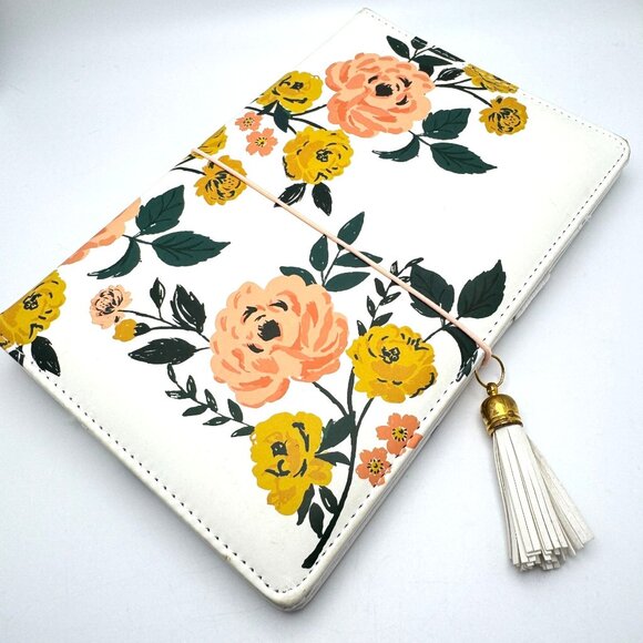 Crate Paper Floral Journal Cover With 2 Inserts Tassel Closure - Picture 2 of 16